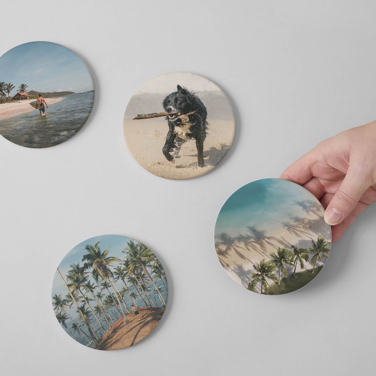 Ceramic Photo Coasters | Customer Coasters by Popic