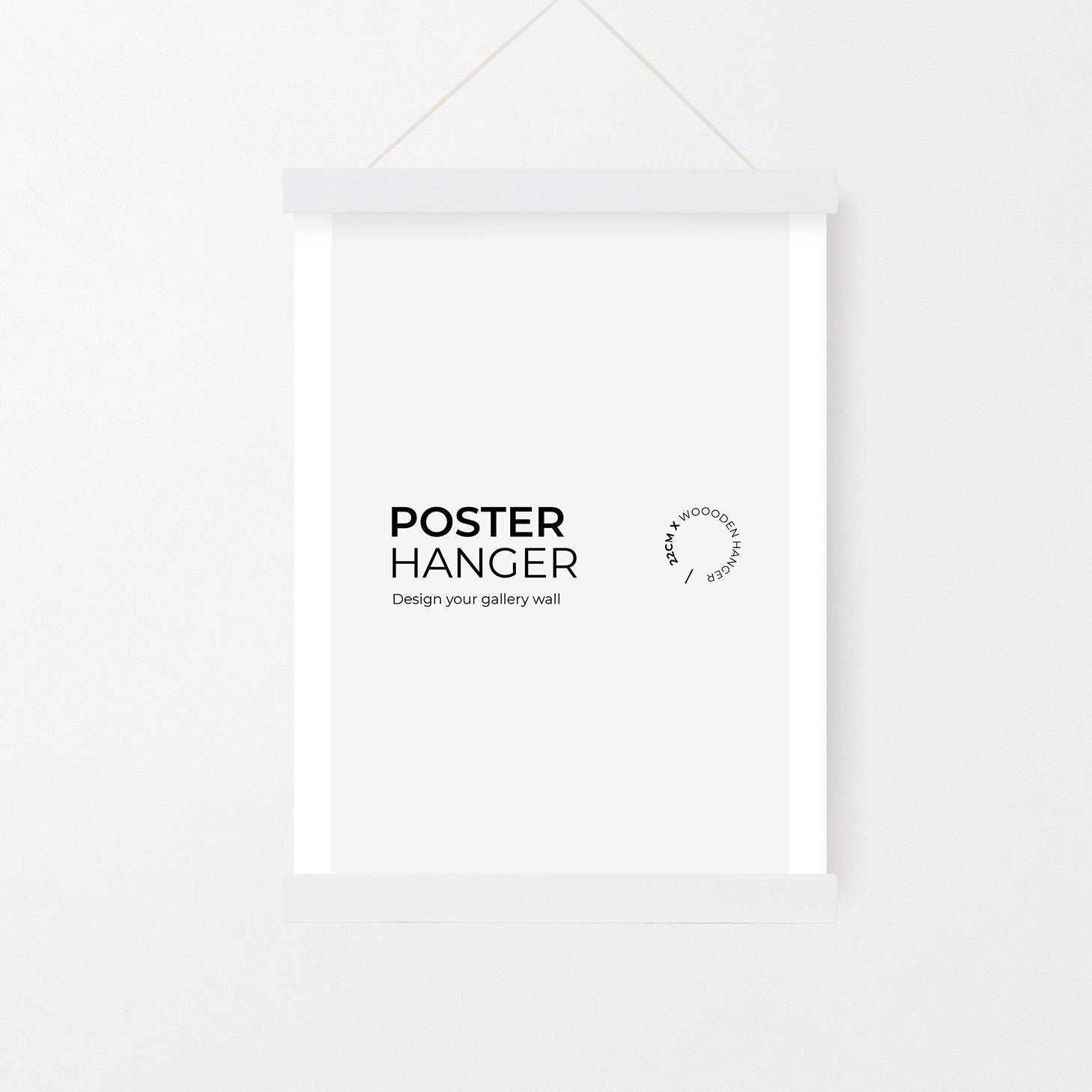 Magnetic Wooden Poster Hangers | Stylish Display by Popic